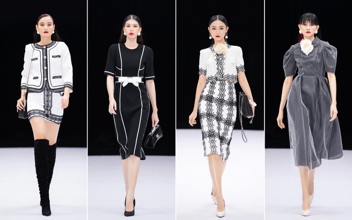 Sau lùm xùm hậu trường, Minh Tú, Thùy Dương, Hương Ly đụng độ nhau trên sàn catwalk Ảnh 2