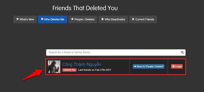 Bí kíp xem ai đã âm thầm unfriend bạn trên Facebook Ảnh 2