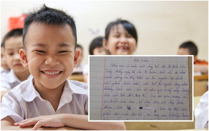 Viết bài văn tả về bố của mình, cậu học trò khiến dân mạng cười ngất với màn 'bóc phốt' thẳng thừng Ảnh 2