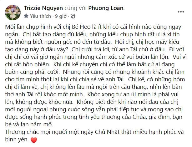 Ca sĩ Phương Loan chưa nguôi ngoai sự ra đi của ông xã Chí Tài: Đi làm về cứ nhìn bàn thờ chồng rồi khóc Ảnh 1