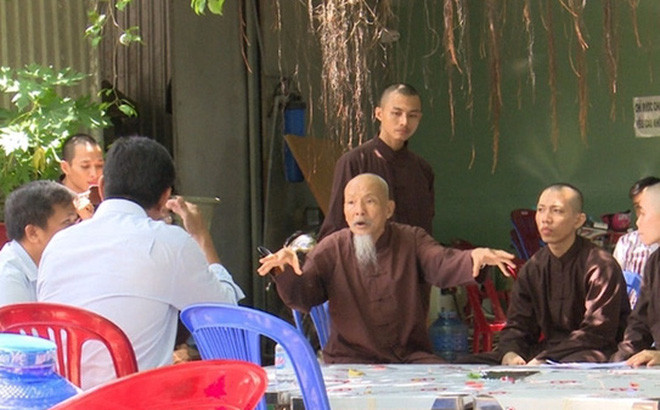 Ông Lê Tùng Vân - người tự xưng là 'trụ trì' Tịnh Thất Bồng Lai