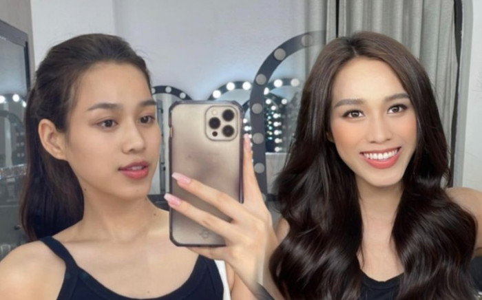 Đỗ Thị Hà trổ tài tự trang điểm, nhan sắc trước và sau quả thật quá khác biệt Ảnh 2