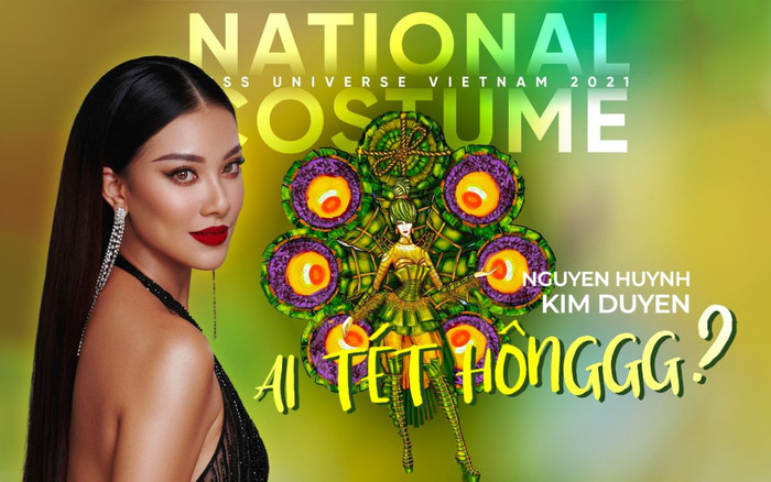 Quá ấn tượng: Kim Duyên mang bánh tét đặc sản Miền Tây đến với Miss Universe 2021 Ảnh 2