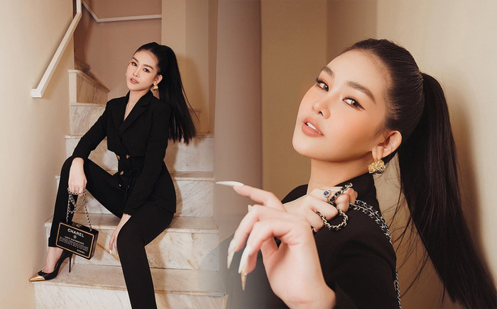 Lê Âu Ngân Anh lên đồ tinh tế thanh lịch vẫn ghi trọn điểm quyến rũ Ảnh 2