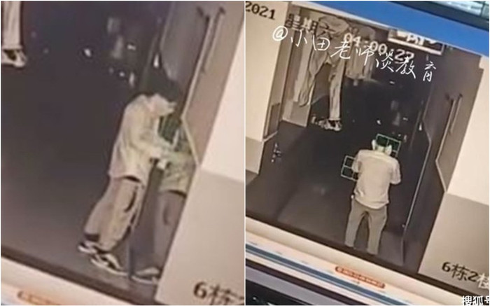 Lẻn vào kí túc xá nữ trộm đồ lót, bộ dạng của kẻ biến thái trong camera còn bất ngờ hơn Ảnh 2