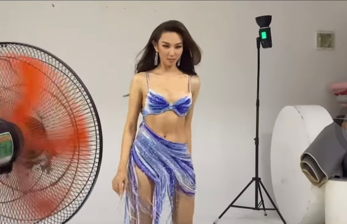 Thùy Tiên khoe hình thể nét căng trước ngày thi Miss Grand, clip hậu trướng sẽ không làm ai thất vọng Ảnh 4