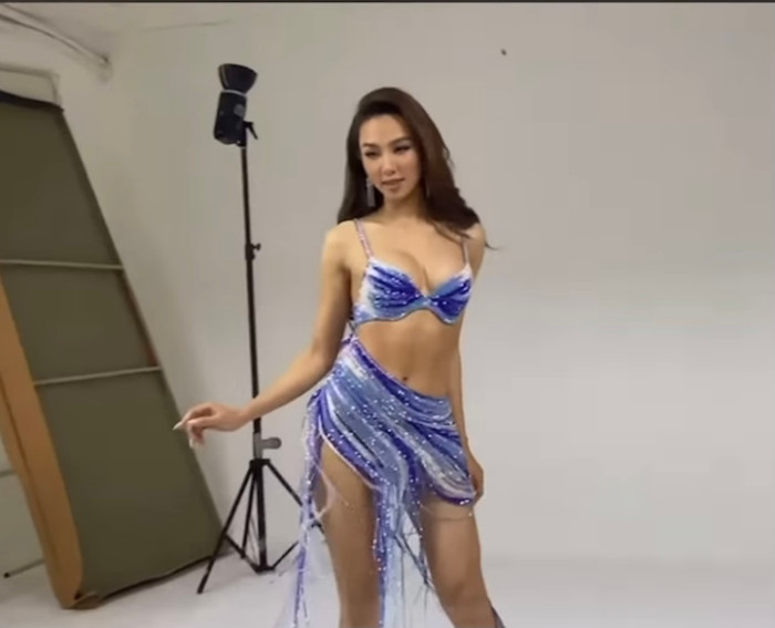 Thùy Tiên khoe hình thể nét căng trước ngày thi Miss Grand, clip hậu trướng sẽ không làm ai thất vọng Ảnh 5
