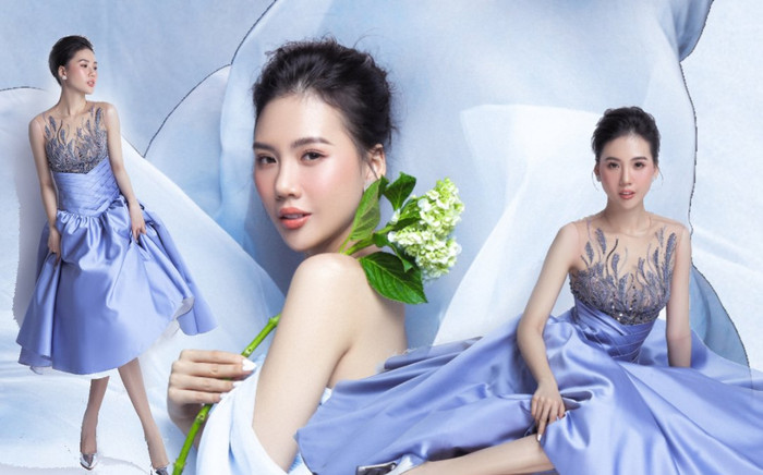 Siêu mẫu Quỳnh Hoa muốn giành vương miện Hoa hậu Hoàn vũ Việt Nam Ảnh 2