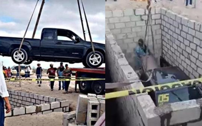 Gia đình chôn xe ô tô chung quan tài người chết theo ước nguyện cuối cùng Ảnh 2