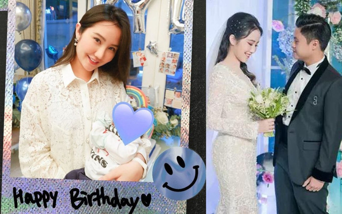 Bà xã Phan Thành lộ diện cùng quý tử trong ngày sinh nhật, 'khoe' món quà 'siêu to, khổng lồ' từ chồng Ảnh 2