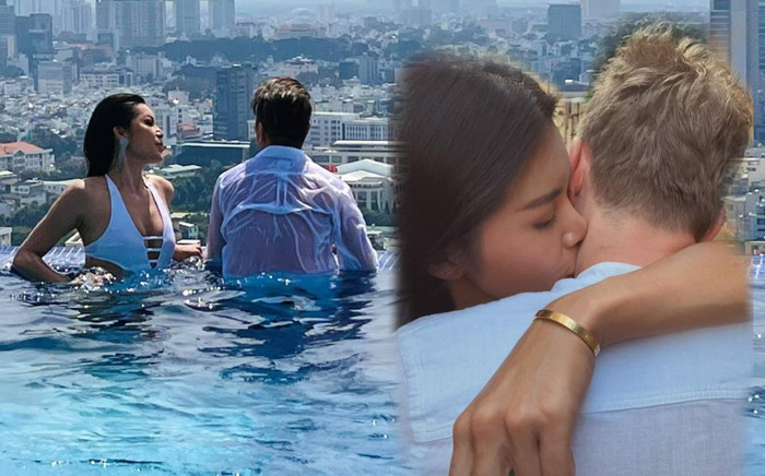 Minh Tú khoe ảnh ôm ấp hôn cổ bạn trai, fan thở phào: 'Hàng xịn' chứ không phải Mr Đàm! Ảnh 2