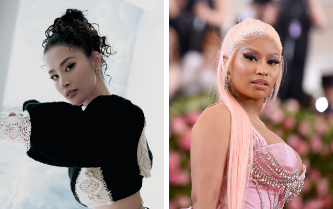 Màn kết hợp 'hết nước chấm' giữa Đông Nhi với phần rap của Nicki Minaj khiến dân tình rần rần.