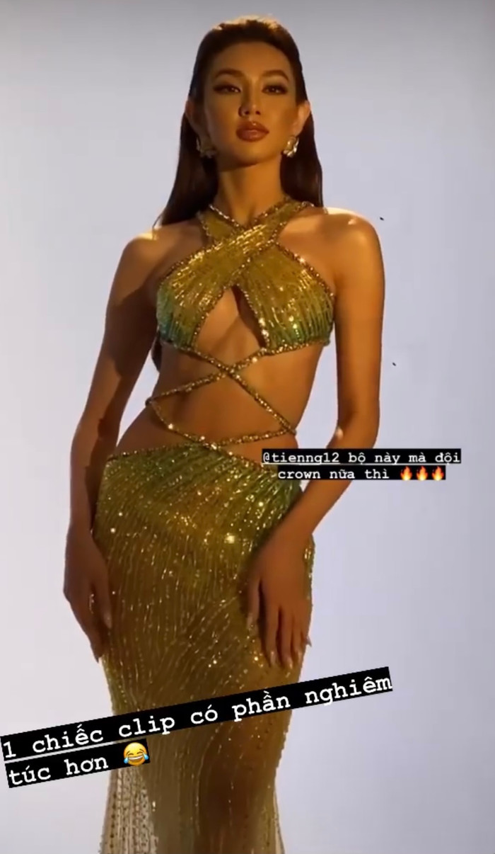 Bên cạnh nhan sắc xinh đẹp, thần thái ngút ngàn, người đẹp còn khoe hình thể nét căng khiến ai nhìn cũng trầm trồ.