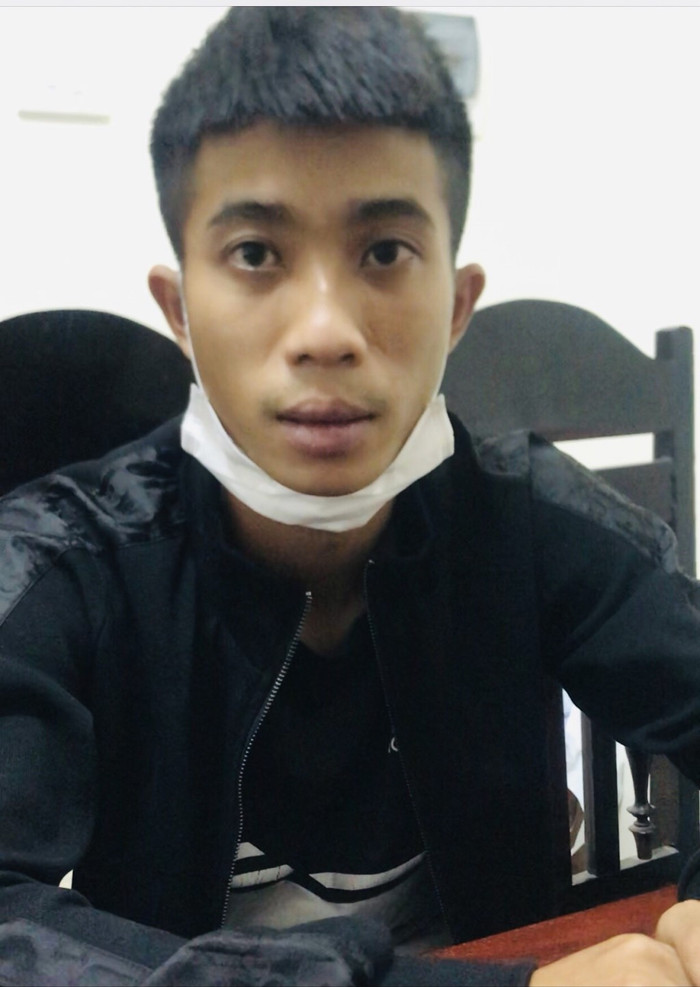 .Đối tượng Trần Văn Dũng. Ảnh Trọng Tuấn.