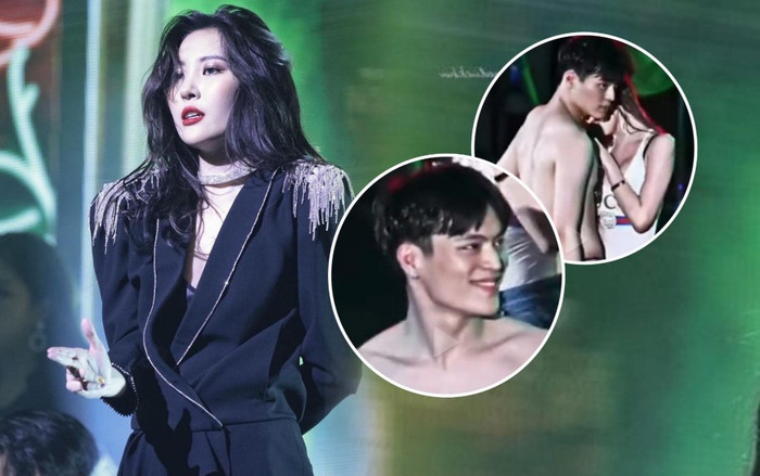 Soi lại sân khấu Gashina của Sunmi, netizen 'phát sốt' vì chàng vũ công có gương mặt và body đẹp như idol Ảnh 2