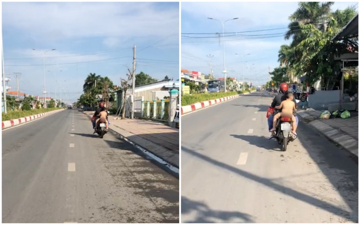 Clip mẹ chở con trai không mặc gì đi trên đường khiến dân tình xôn xao tranh cãi Ảnh 2