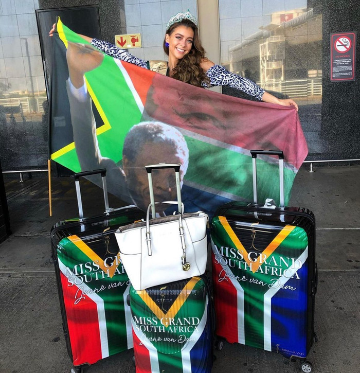 Đại diện Nam Phi chỉ mang vẻn vẹn 3 hành lý.