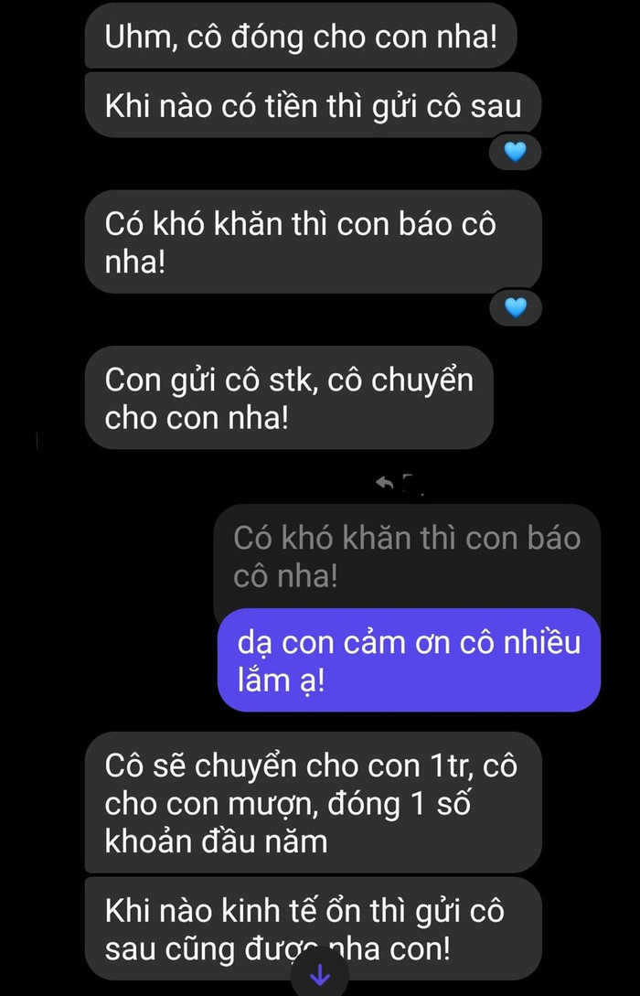 Xin gia hạn nộp các khoản tiền đầu năm, nữ sinh nghẹn ngào khi nhận được dòng tin nhắn của cô giáo Ảnh 1