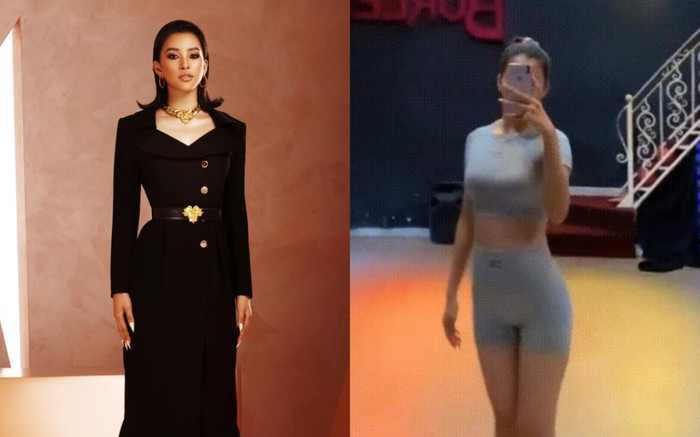 Tiểu Vy diện đồ tập tôn đường cong nhưng lại bị góc quay 'phản chủ' Ảnh 2