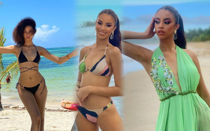 Được kỳ vọng tại Miss Universe 2021 nhưng mỹ nhân Dominica đen đủi bị mất quyền thi vì mắc covid Ảnh 2