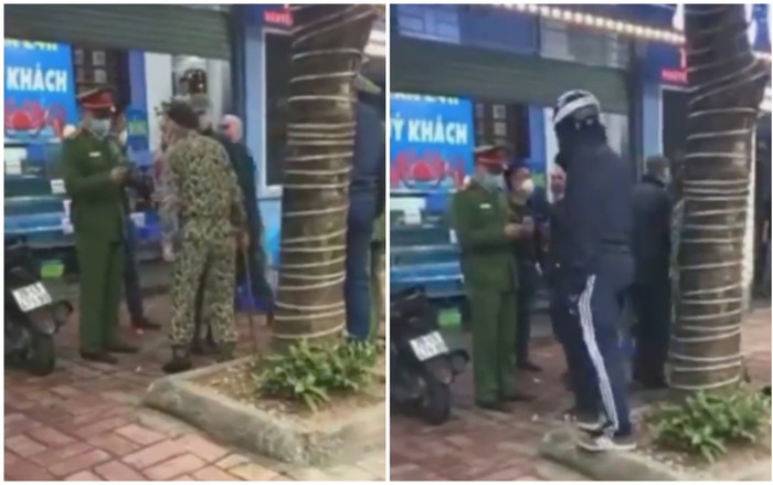 Nhân viên bảo vệ rút hung khí chém gục vị khách trên phố Hà Nội trong lúc xô xát Ảnh 2