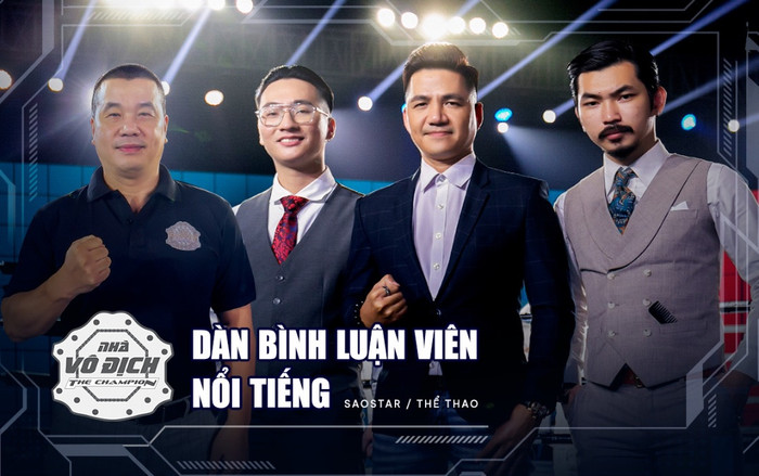 The Champion - Nhà Vô Địch 2021 hé lộ dàn bình luận viên nổi tiếng Ảnh 2