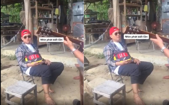 Hậu lộ clip đen nhẻm 'xuống sắc' ngồi hát bên vệ đường, Hoài Lâm khiến netizen nhầm tưởng 'ông bán vé số' Ảnh 2