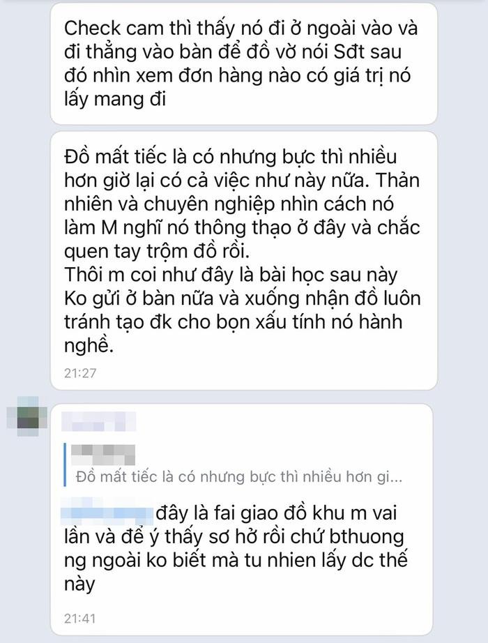 Thanh niên giả vờ nghe điện thoại rồi nhanh tay lấy trộm đồ của người dân gửi tại sảnh chung cư ở Hà Nội Ảnh 4