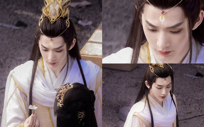 Lộ diện nam phụ đẹp trai ăn đứt cả La Vân Hi lẫn Bạch Lộc trong hậu trường 'Trường nguyệt tẫn minh' Ảnh 2