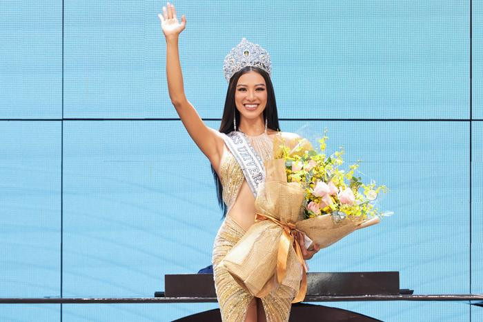 Khánh Vân - Thúy Vân - H'Hen Niê gửi lời chúc đến Kim Duyên khi tới Miss Universe Ảnh 1