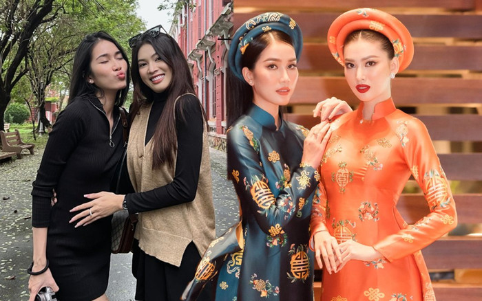Đời thường nhí nhảnh, ai ngờ khi diện áo dài Phương Anh, Ngọc Thảo lại quyền lực thế! Ảnh 2
