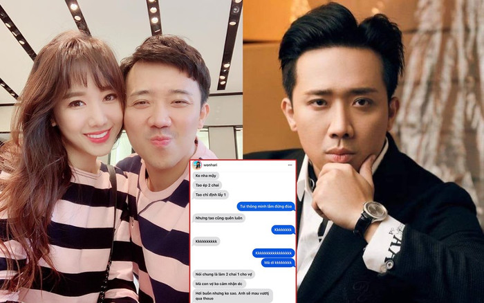 Hari Won tung tin nhắn cực tình với Trấn Thành, cư dân mạng 'choáng' vì cách xưng hô 'tao - mậy' Ảnh 2