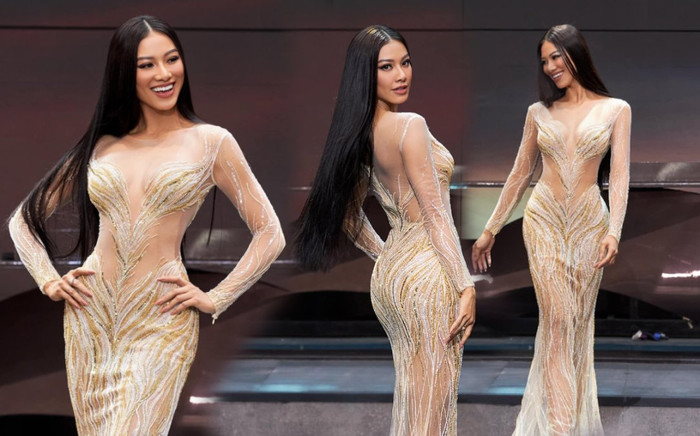 Kim Duyên nhận cơn mưa lời khen với đầm dạ hội đỉnh cao, chuẩn style Miss Universe Ảnh 2
