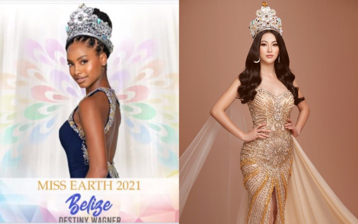 Hoa hậu Phương Khánh gửi lời chúc đến tân Miss Earth 2021 - mỹ nhân da màu Belize Ảnh 2