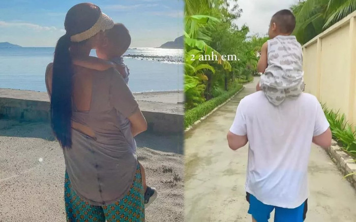 Quý tử nhà siêu mẫu Lan Khuê 'một mình một cõi' dạo chơi ở cơ ngơi 'khủng' của bố Ảnh 2