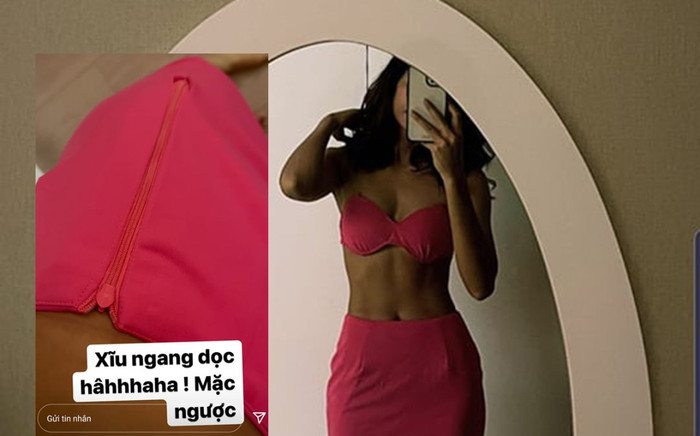 Đi quay cả buổi, H'Hen Niê mới tá hoả khi phát hiện mặc váy ngược Ảnh 2