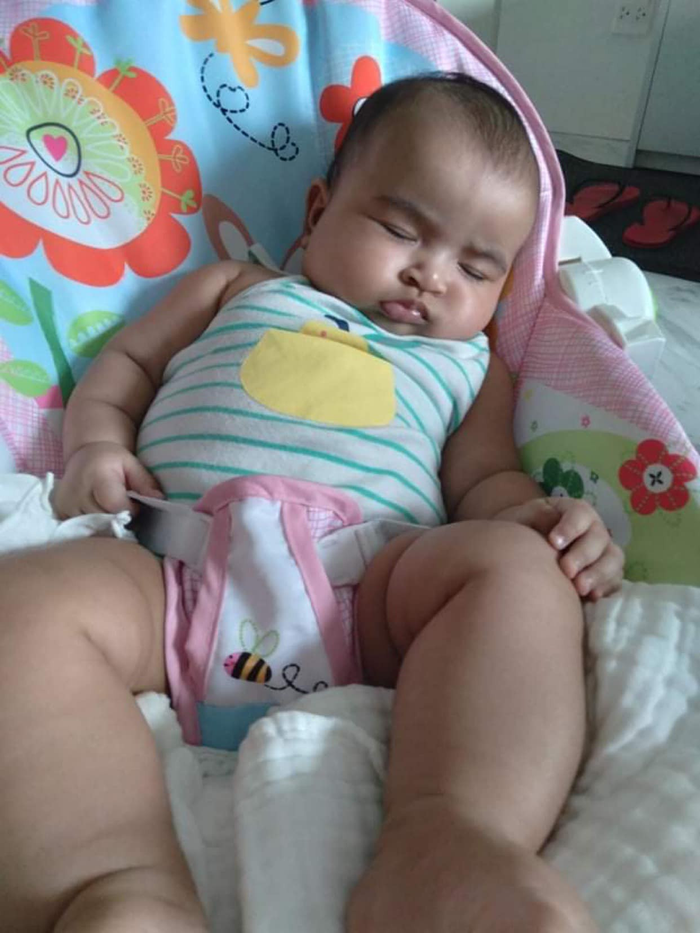 Võ Hạ Trâm thường xuyên khoe khoảnh khắc đời thường của con gái trên trang cá nhân.