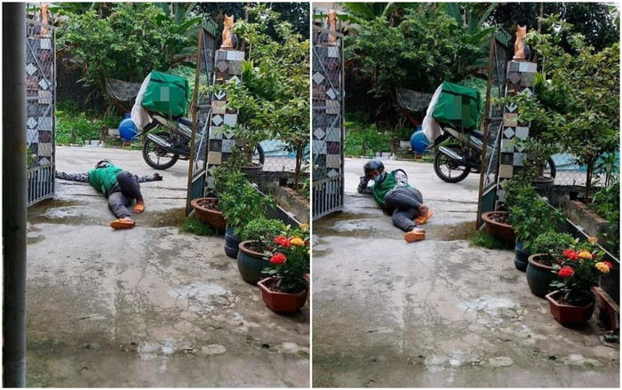 Mệt mỏi vì một ngày phải giao hàng chục lần cho cùng 1 vị khách, anh shipper có hành động cực hài hước Ảnh 2