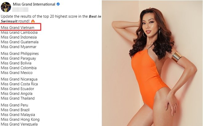 Thùy Tiên dẫn đầu bình chọn trang phục biển: Tràn trề cơ hội giật giải Best Swimsuit Ảnh 2