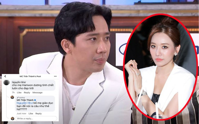 Trấn Thành bức xúc khi Hari Won bị trù 'dương tính' Ảnh 2