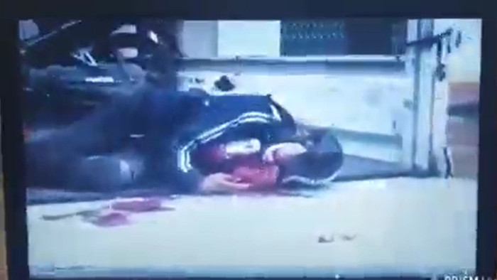 Nam sinh bị thương sau vụ tai nạn