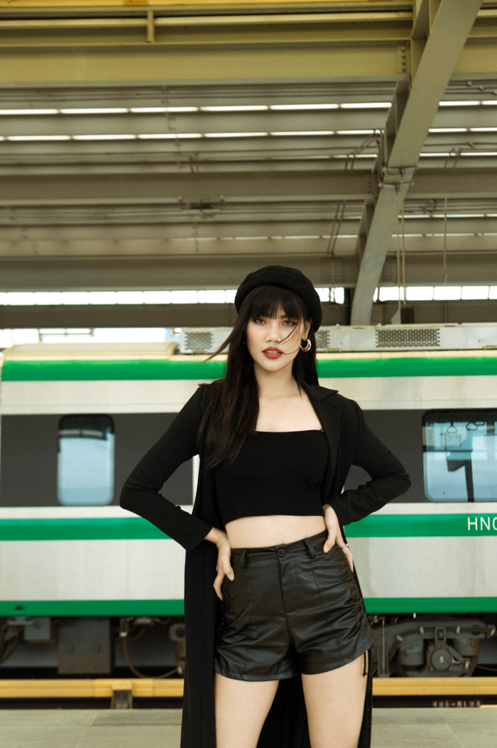 Phong cách cuốn hút của người mẫu Ngọc Giang