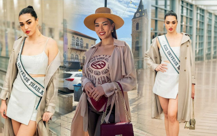 Miss Universe Thái Lan mở 'triển lãm thời trang' tại Israel, fan sắc đẹp thoả lòng ngắm nhìn Ảnh 2