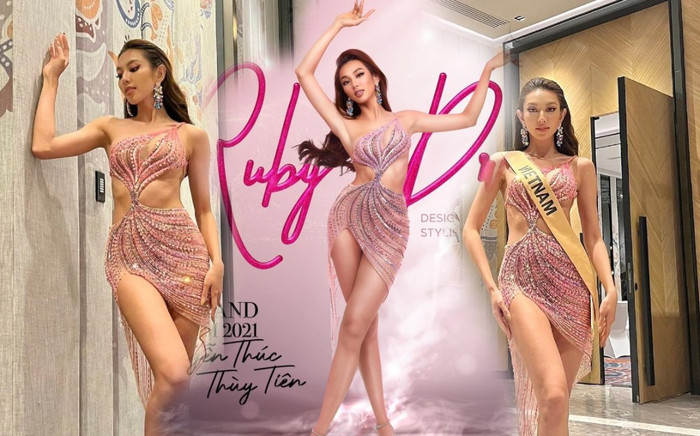 Thùy Tiên hút chặt ống kính với thiết kế hiểm hóc: Danh hiệu 'Miss cut-out' gọi tên Việt Nam Ảnh 2