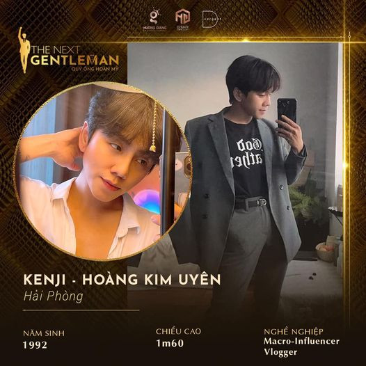 Hình ảnh giới thiệu về Kenji trong chương trình thực tế của Hương Giang