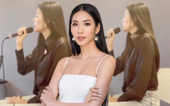 Hoàng Thùy tích cực tập hát tiếng Hàn, phải chăng chuẩn bị 'Hàn tiến' làm ca sĩ? Ảnh 2