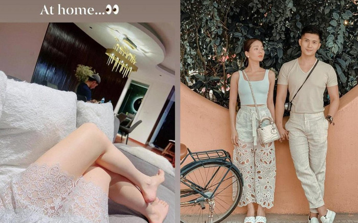 Lệ Quyên diện bộ ngủ gợi cảm, dùng chăn che chắn nhưng vẫn để lộ chi tiết cực kỳ cuốn hút Ảnh 2