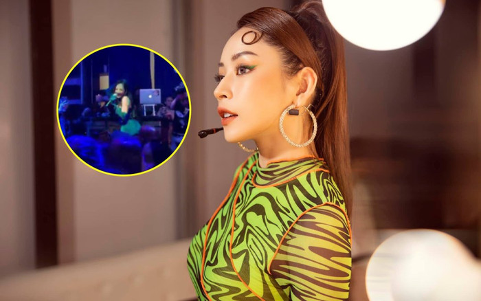 Chi Pu chạy show 'chóng mặt' tại Mỹ: Vừa hát ở khách sạn xong lại tất bật 'quẩy' xập xình quán bar Ảnh 2