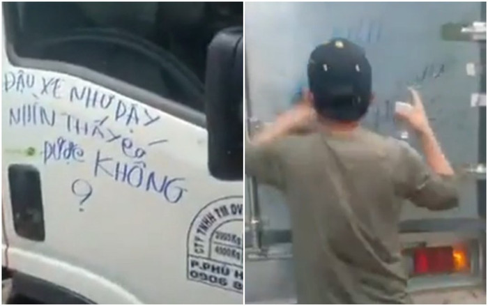 Chiếc xe tải đậu ngang ngược chắn cửa nhà dân, chủ nhà có màn cảnh cáo khiến dân tình rần rần ủng hộ Ảnh 2