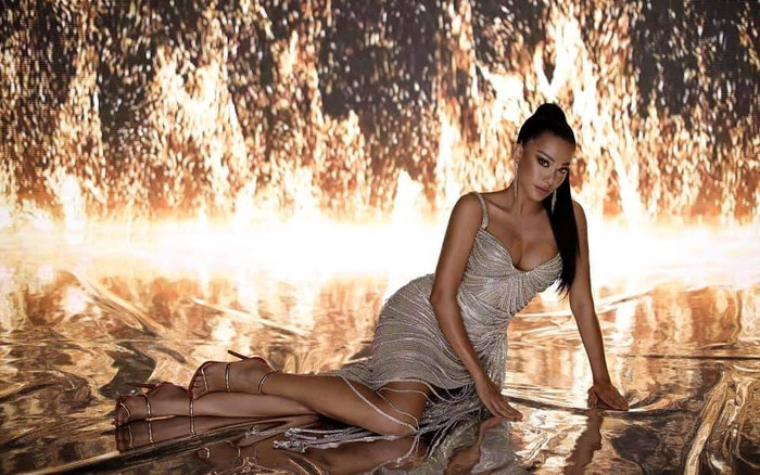 Kim Duyên như nữ thần chiến binh, đẹp sắc sảo sẵn sàng quyết chiến tại Miss Universe Ảnh 2